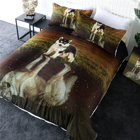 Housse de Couette Chien-Loup